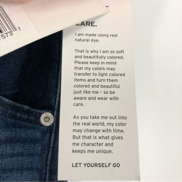 Hudson Beth Mid-Rise Baby Bootcut Jean Dark Wash Size 26 NWT - Picture 8 of 12